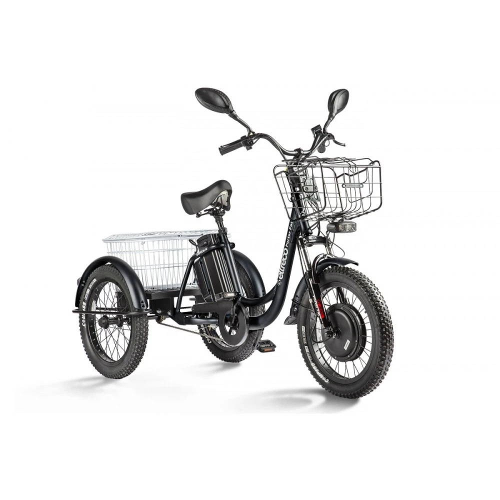 Электровелосипед электротрицикл Eltreco Porter Fat 700 Черный