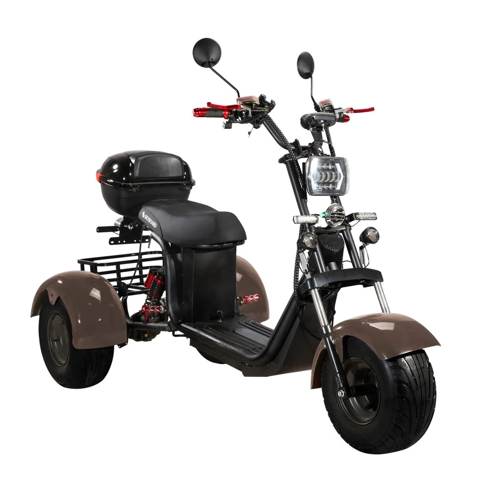 Электроскутер CityCoco SKYBOARD BR40-3000 OFF-ROAD Trike коричневый