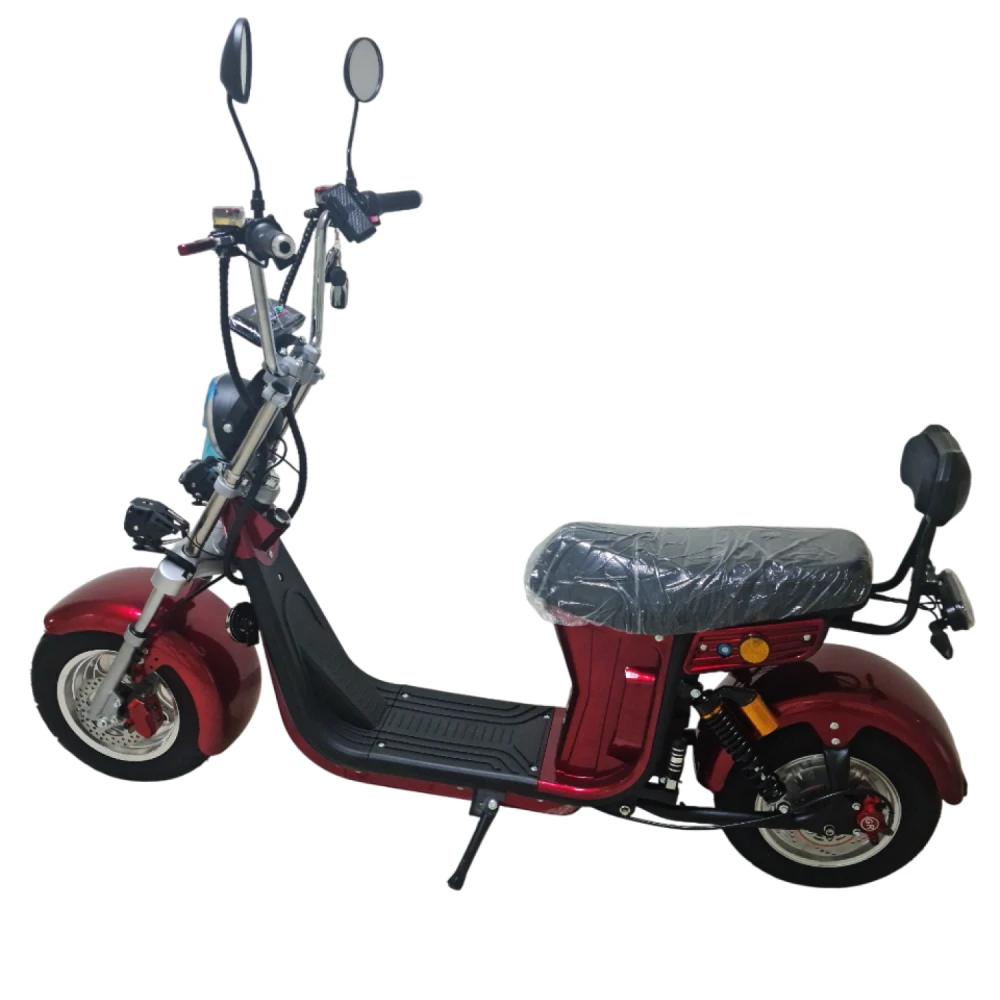Электроскутер Citycoco GT E30 красный
