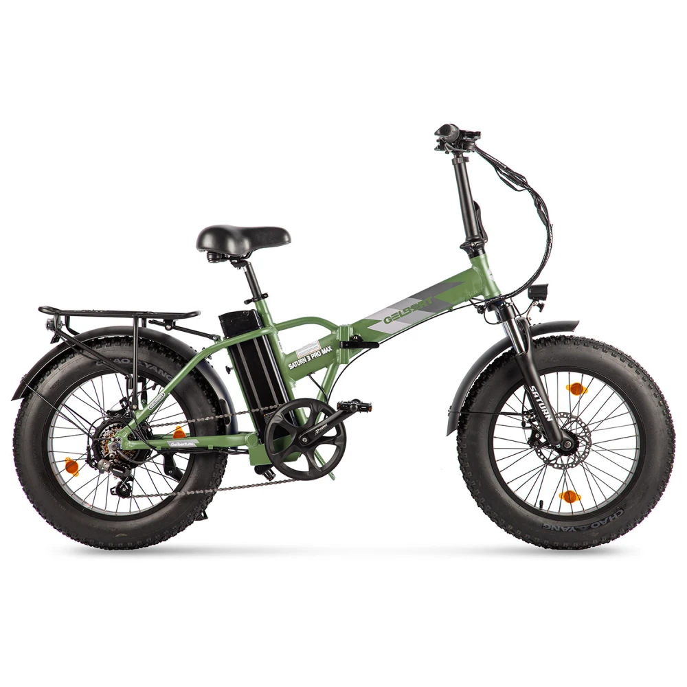 Электровелосипед Eltreco Gelbert Saturn 3 PRO MAX Хаки