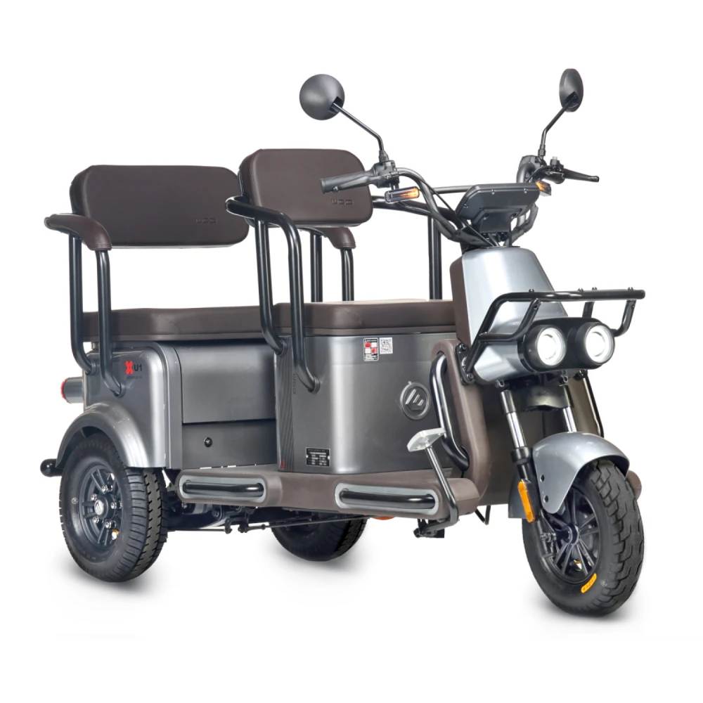 Электротрицикл Wanshida U1-X 60V 800Вт Серый